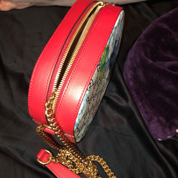 -SOLD- GUCCI Monogram Blooms Print Chain Bag - Picture 2 of 5